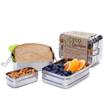 3-in-1 Ecofriendly Stainless Steel Lunch Box Set