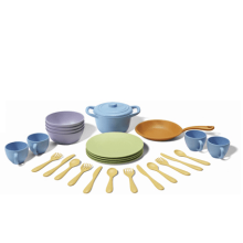 Ecofriendly Green Toys Cookware & Dining Playset