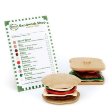 Ecofriendly Green Toys Sandwich Shop Playset