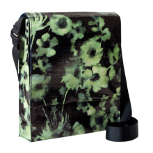 Ecofriendly Messenger Bag Blossom Blue