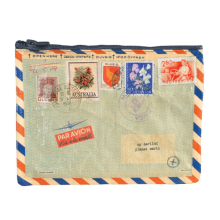 Ecofriendly Zippered Pouch Airmail