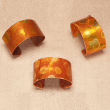 Fruit and Vegetable Parchment Jewelry Carrot Cuff Bracelet