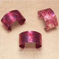 Fruit and Vegetable Parchment Jewelry Watermelon Radish Cuff Bracelet