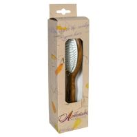 Wooden Steel Pinned Hairbrush Pneumatic Oval