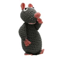 Organic Cotton Knit Mouse Dental Cat Toy