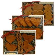 Organic Dog Treat Bacon Cheese Chicken Lovers Cookies 3 boxes