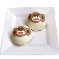 Organic Dog Treat Sock Monkey Cake Bites 12 count