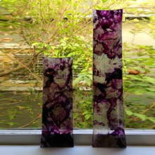 Organic Vegetable and Recycled Glass Tray Purple Cabbage
