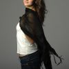 Womens Silk Linen Wrap Peace Silk Shawl