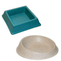 Cat Ecofriendly Bamboo Bowls (Eco-friendly WPColor: --, Ecofriendly Pet Bowls: --)
