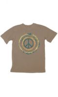 Childs Organic Cotton Tee Tie Dye Peace (Clay-Dyed ECColors: Topaz, Organic KidsSizes: --)