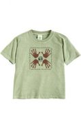 Childs Organic Cotton Tee We Are The Future (Clay-Dyed ECColors: Moss, Organic KidsSizes: --)