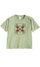 Childs Organic Cotton Tee We Are The Future (Clay-Dyed ECColors: Moss, Organic KidsSizes: --)