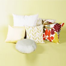 Decorative Pillows Organic Cotton Twill Zip Cover (Ecofriendly WLColors: --, Organic Pillows Measurements: --)