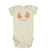 Infant Organic Onesie Ecofriendly Play In The Dirt (Clay-Dyed ECColors: Natural, Organic KidsSizes: --)