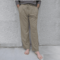Mens Hemp Organic Cotton Yoga Lounge Pants (Natural SOSize: --, Ecofriendly DHColors: --)