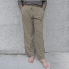 Mens Hemp Organic Cotton Yoga Lounge Pants (Natural SOSize: --, Ecofriendly DHColors: --)