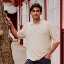 Mens Sustainable Hemp Knit Polo Ben Lomond SS (Natural SOSize: --, Ecofriendly DHColors: --)