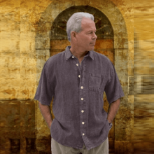 Mens Sustainable Hemp Shirt Camp Cruz SS (Natural SOSize: --, Ecofriendly DHColors: --)