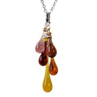 Recycled Glass Necklace Cascade (Recycled Chain: --, Recycled Glass: --)