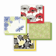 Floral Chic 4Pack Seeded Paper Cards (Seeded GPA2 Cards: --)