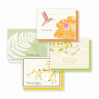 Naturals 4Pack Seeded Paper Thank You Cards (Seeded GPA2 Cards: --)
