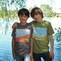 Boys Windmill Organic Cotton Tee (Natural Kids DESizes: --, Low-Impact-Dyes DEColors: --)