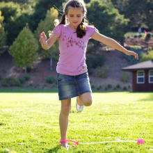 Girls Puff-Sleeve Organic Cotton Tee (Natural Kids DESizes: --, Low-Impact-Dyes DEColors: --)