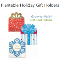 Plantable Paper Holiday Gift Card Holders (Ecofriendly Holiday Design: --)