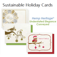 Sustainable Paper Holiday Greeting Cards (Ecofriendly Paper GPQuantity: --, Ecofriendly Holiday Design: --)