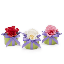 Tea Rose & Lavender Organic Sachet Sets (Natural Sachets: --)