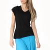 Eco-friendly Bamboo T-Shirt V-Neck Cap Sleeve