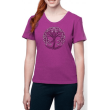 Eco-friendly T-Shirt Scoop Neck SS New Tree Pose (Clay-Dyed ECColors: --, Natural SOSize: --)