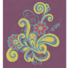 Eco-friendly Tank Top Stitched Flower