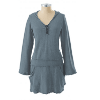 Eco-friendly Dress Sadie Tunic LS (Clay-Dyed ECColors: --, Natural SOSize: --)